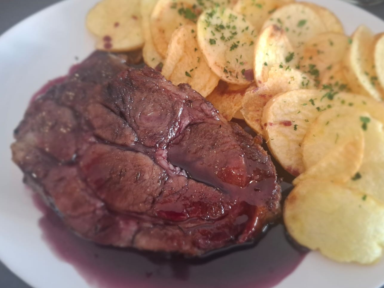 Bondiolita de cerdo agridulce