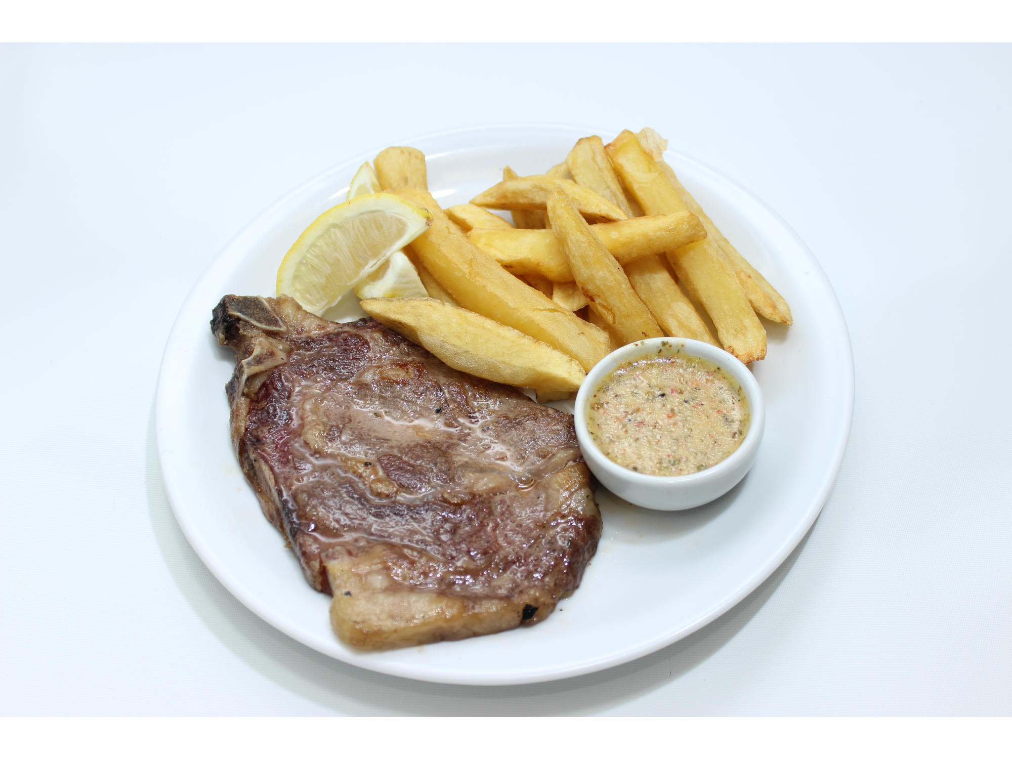 COSTELETA CON GUARNICION