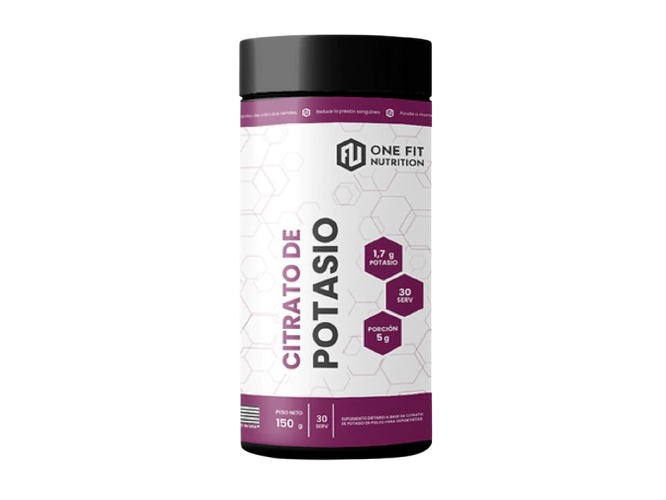 CITRATO DE POTASIO - ONE FIT - 150 g DE ONE FIT NUTRITION