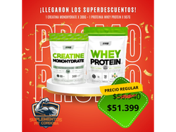 CREATINA MAS PROTEÍNA STAR NUTRITION