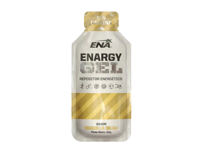 ENERGY GEL VAINILLA X 6unidades CON CAFEINA ENA Sport