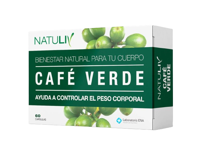 CAFÉ VERDE 60 cápsulas DE NATULIV