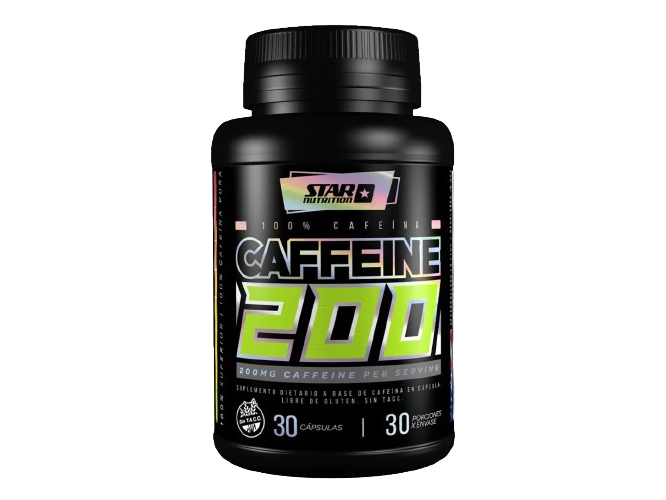 CAFFEINE 200 30 caps DE STAR NUTRITION