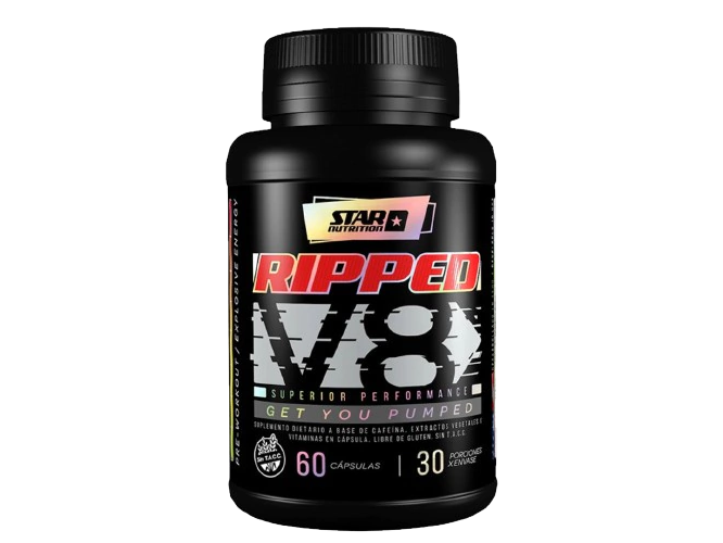 RIPPED V8 60 caps DE STAR NUTRITION