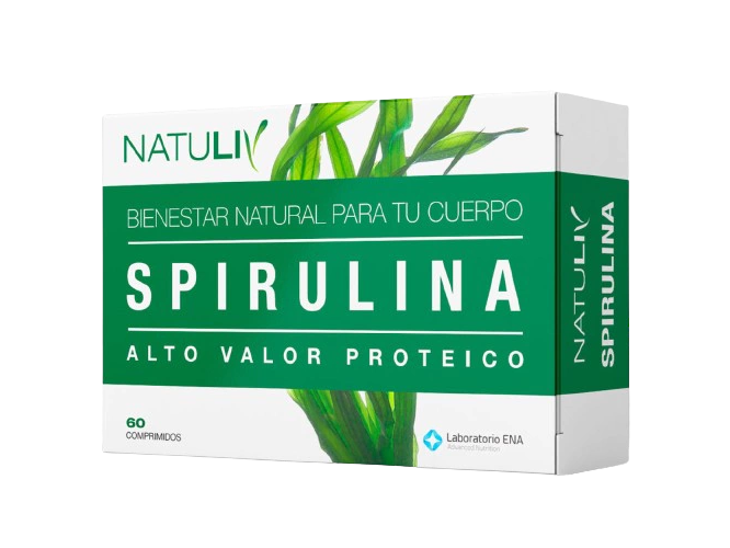 SPIRULINA 60 comprimidos DE NATULIV