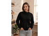 Sweter Bremer trenzado negro