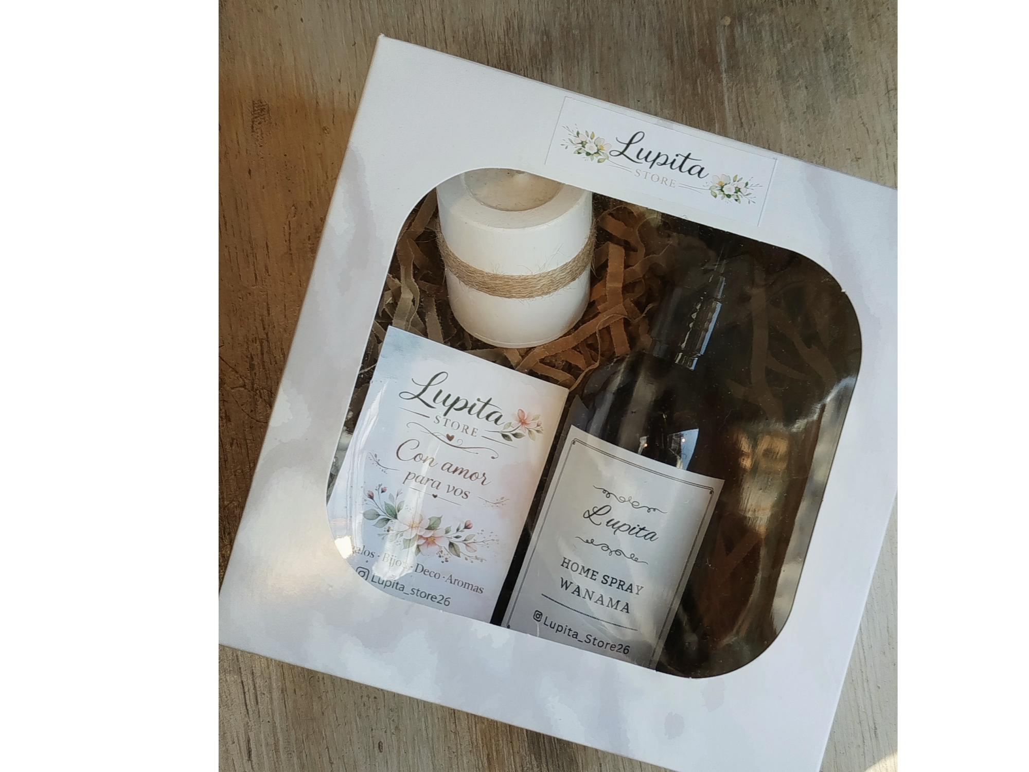 Set en cajita , HOME difusor + velita de Lupita Store