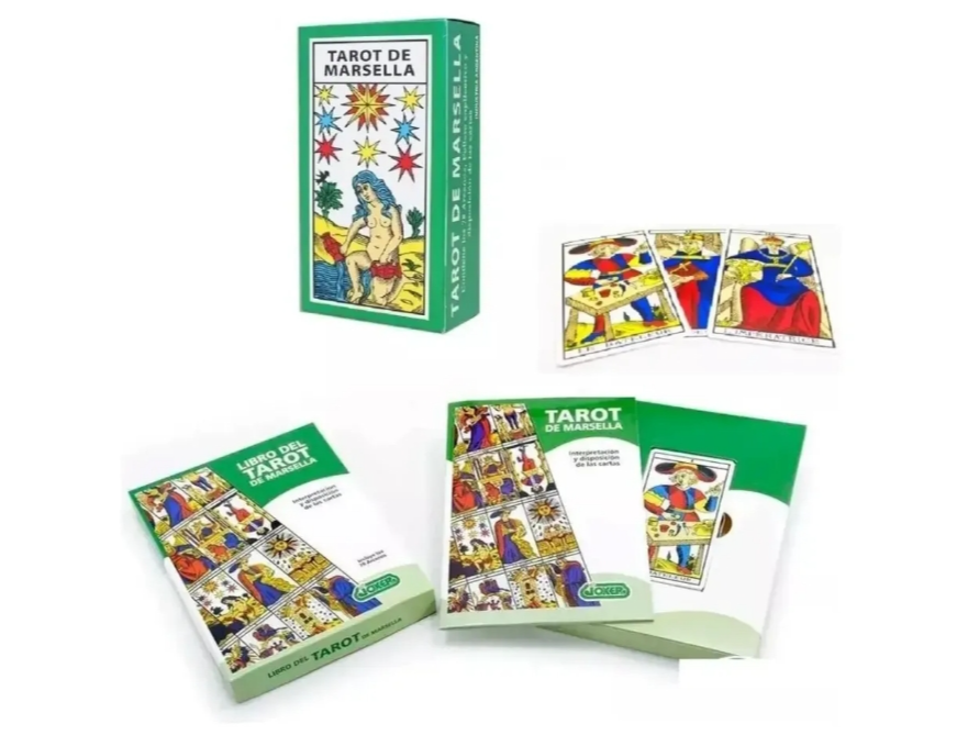 Libro + cartas  de Tarot de Marsella