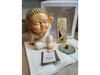 SET Buda de la Paz + portasahumeros+ sahumerios en caja