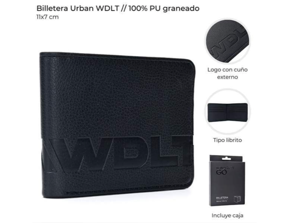 Billetera en caja