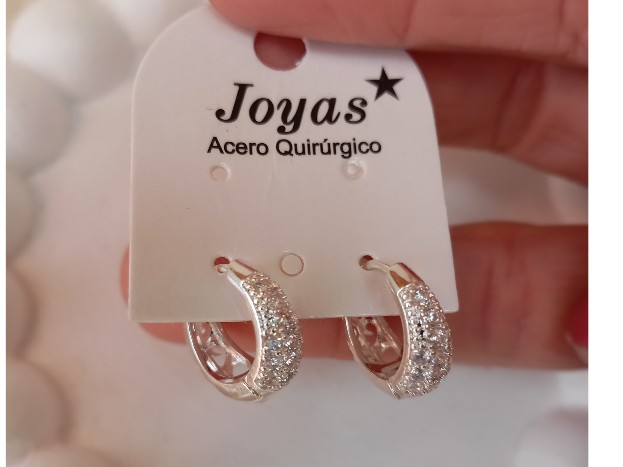 Aros argollita brillitos