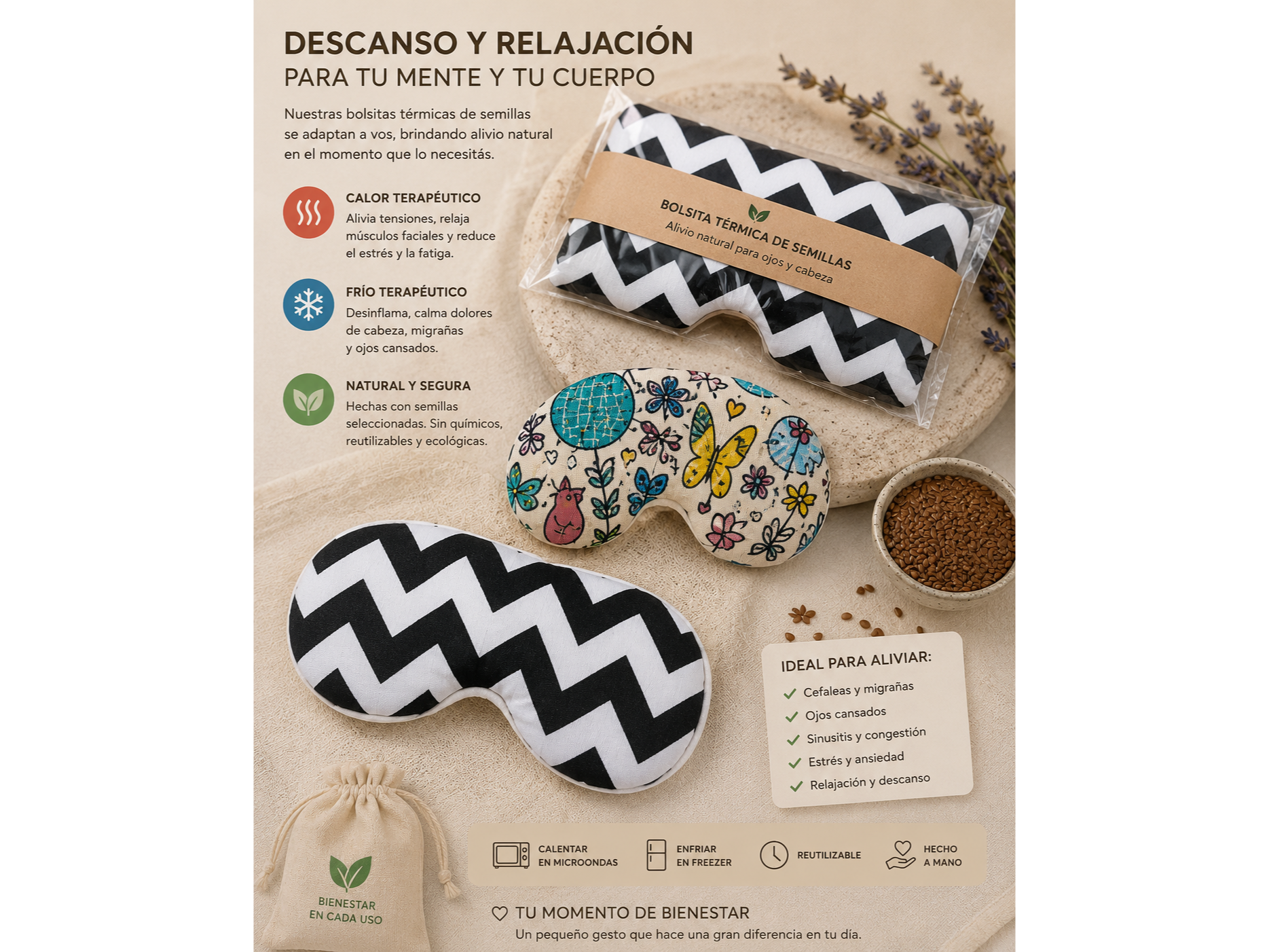 Bolsas térmicas de semillas, ANTIFAZ