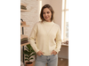 Sweter Bremer trenzado beige