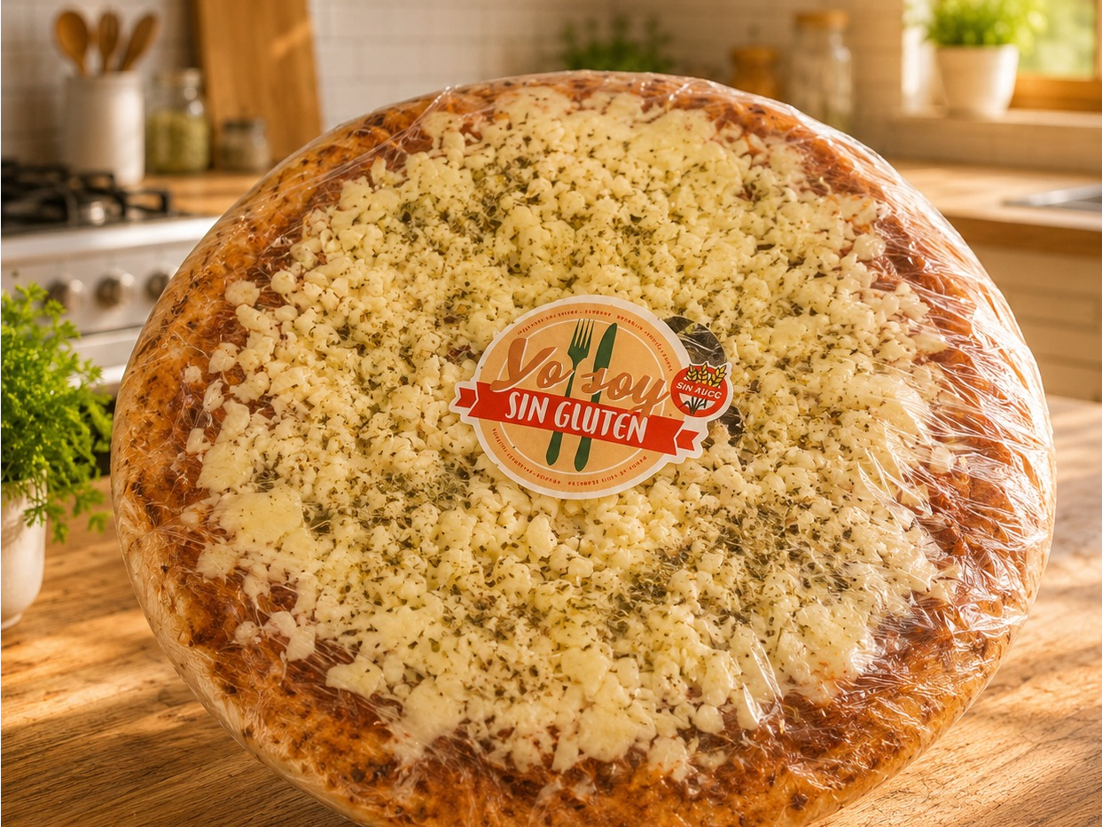 Pizza GRANDE con muzza - Sin gluten