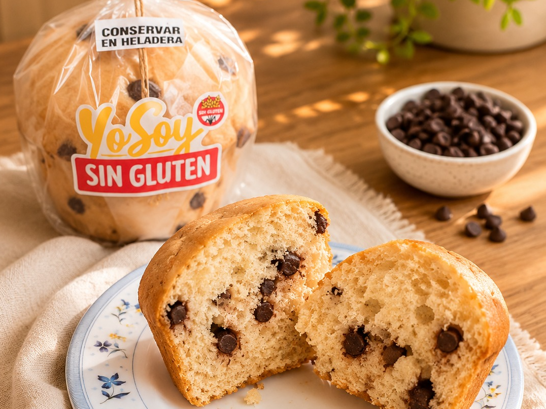 Muffin con chips de chocolate