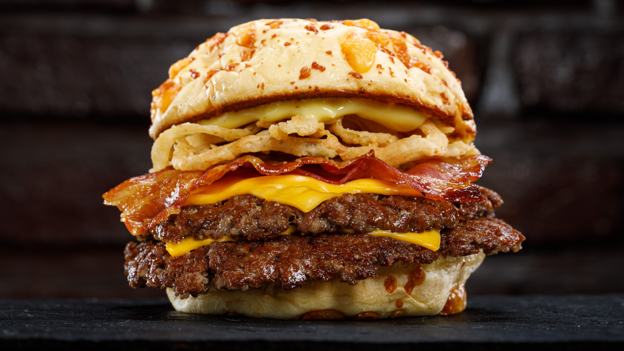 Hamburguesas en pan de Queso