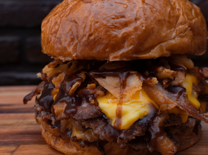 Barbacoa Burger de Bulldog Burgers San Martin
